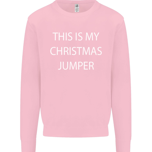 This Is My Christmas Jumper Funny Xmas Kids Sweatshirt Boys Girls Jumper - Picture 55 of 92