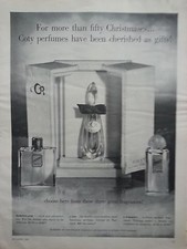 1961 Coty Perfumes Cincuenta regalos de Navidad Emeraude L'or L'aimant anuncio de fragancia