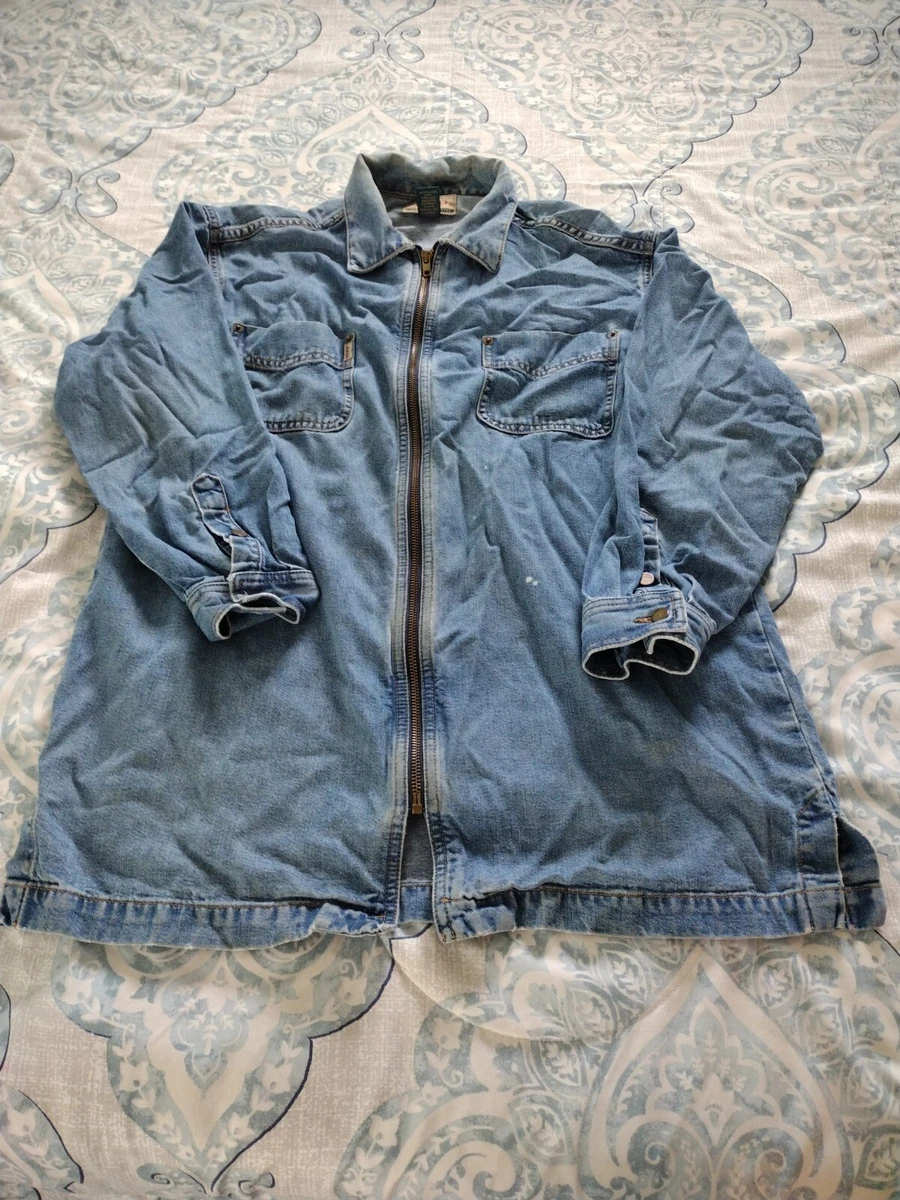 Express denim sale shirt