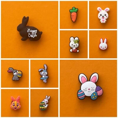 Schuhstecker/Shoe Charms/Pin TIERE/HASE/KAROTTE/HASEN/RABBIT/KANINCHEN/OSTERN