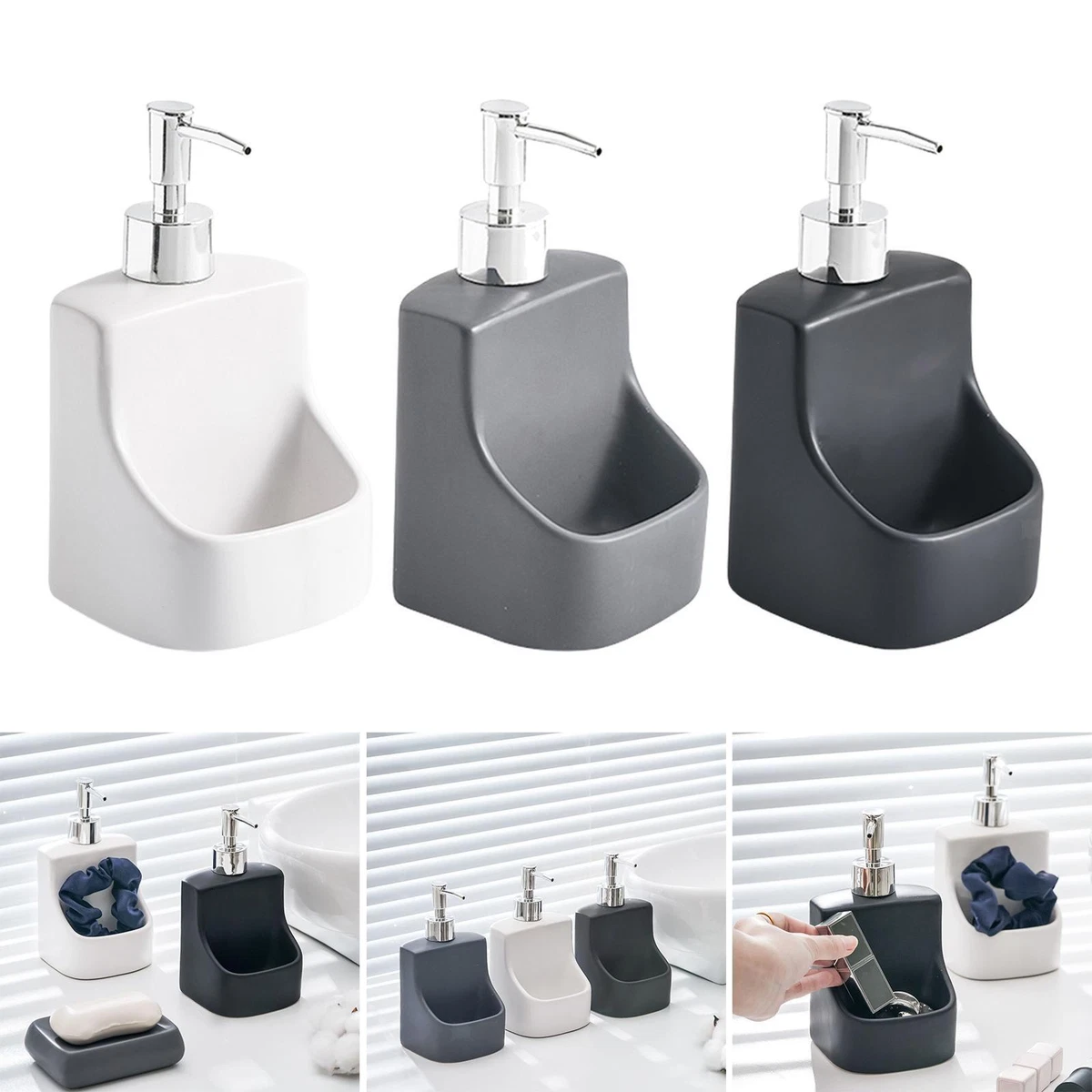 Refillable Hand Soap Dispenser Holder Multipurpose for Outdoor Bathroom Hotel