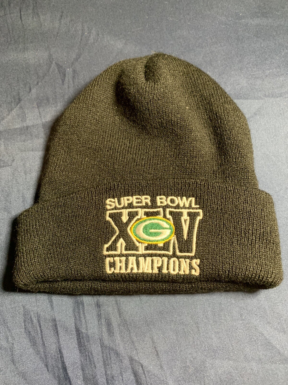 packers beanie black