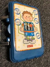 Vintage 1997 Fisher Price Doctor Dr Nurse Medical Kit Bag Pretend Toy Case