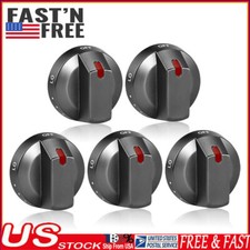 New 5pcs Gas Burner Knobs Dial DG64-00473B Fors Samsung Range Oven NX58M6850SG