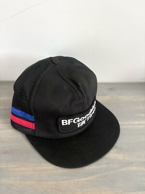 Vintage BF Goodrich T/A Radials Racing Tires Striped Mesh Trucker Snapback Hat