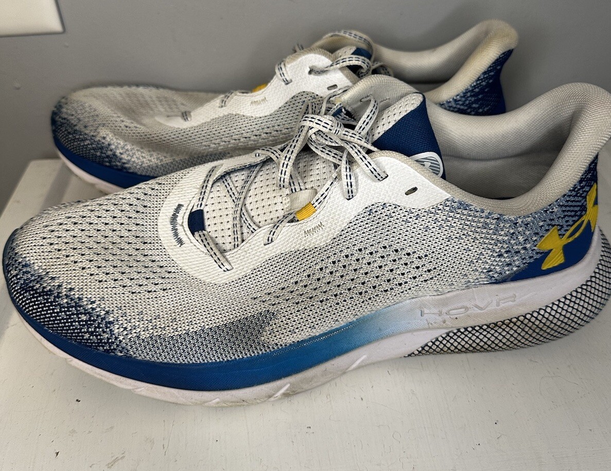 Under Armour HOVR Turbulence White Varsity Blue Mens Running