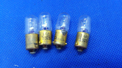 GENERAL ELECTRIC 1815 LAMP MINIATURE 14V 3W (LOT OF 4) NNB