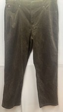 Tommy Hilfiger Dark Olive Corduroy Pants Four Pockets Size 14 Womens
