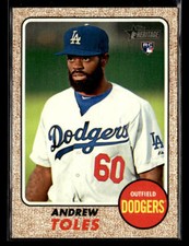 2017 Topps Heritage #531 Andrew Toles Rookie Card Los Angeles Dodgers