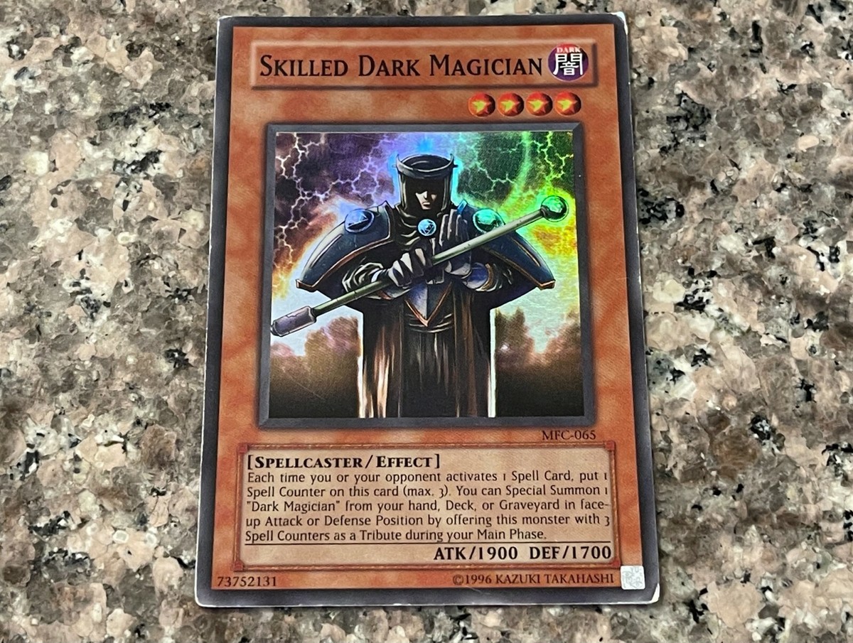 Skilled Dark Magician - Super Rare Yu-Gi-Oh! Card from old MFC Pack!  Vintage!