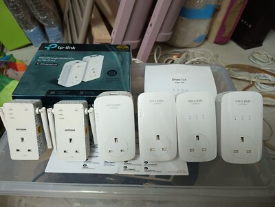 TP-Link Powerline WiFi AV1200 NetGear Extender DrayTek VDSL Modem Router Bundle