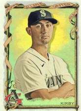 2023 Topps Allen & Ginter Silver Portrait Hot Box #21 George Kirby - Seattle Mar