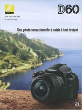 NIKON brochure pub. D60 édition 01/2008 en français