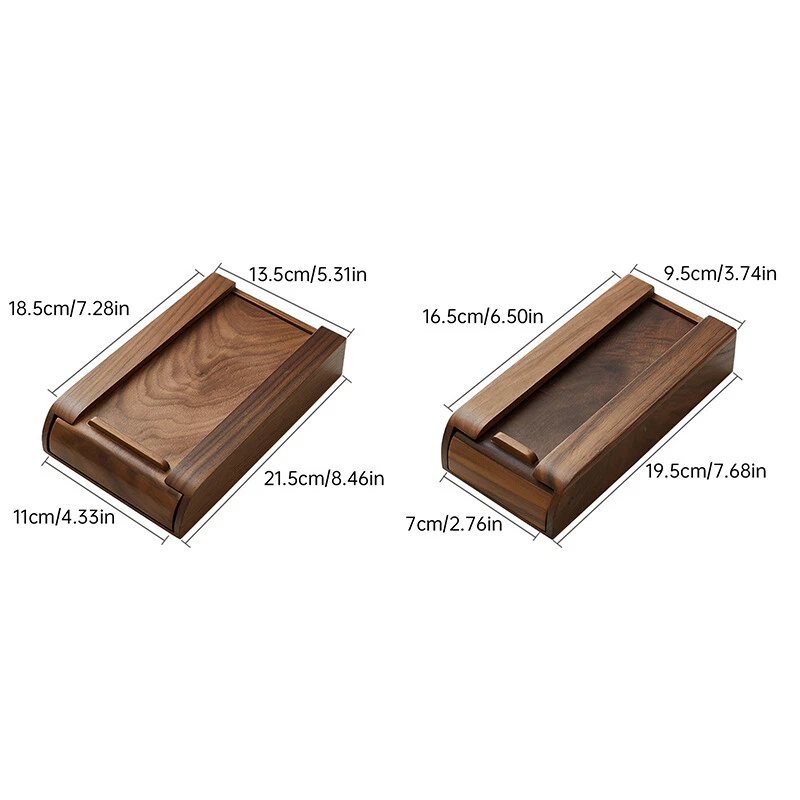 Undertable Drawer Storage Box Wooden Hidden Drawer Home Office Furnishings New - Image 4 of 4