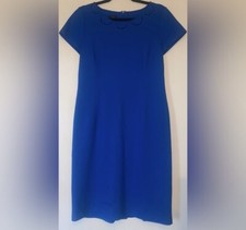 Talbots Blue Cutout Design Dress Size 6 Women’s 