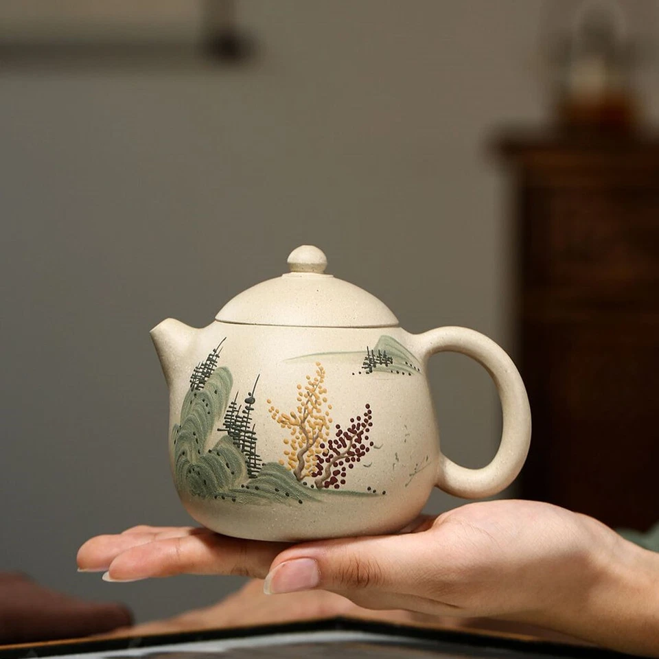 Tea Pot With Certificate Paper Marked Dragon Egg Shape Real Yixing Zisha Tea Pot - Image 2 of 4