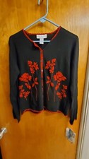 Vintage Ships 'N Shores Sweater, Womens Size L Silk Blend NWT See Description