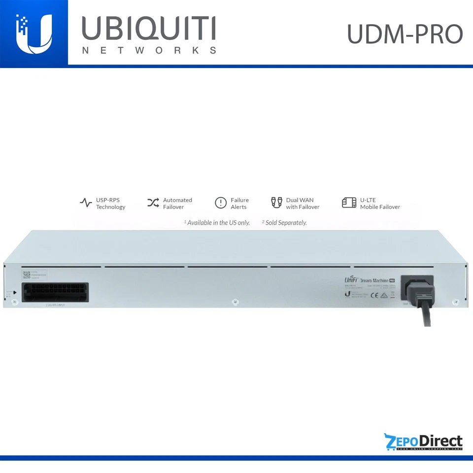 Ubiquiti Networks UDM-PRO 10G SFP+ Enterprise Security Gateway Dream Machine Pro Foto 4 de 4