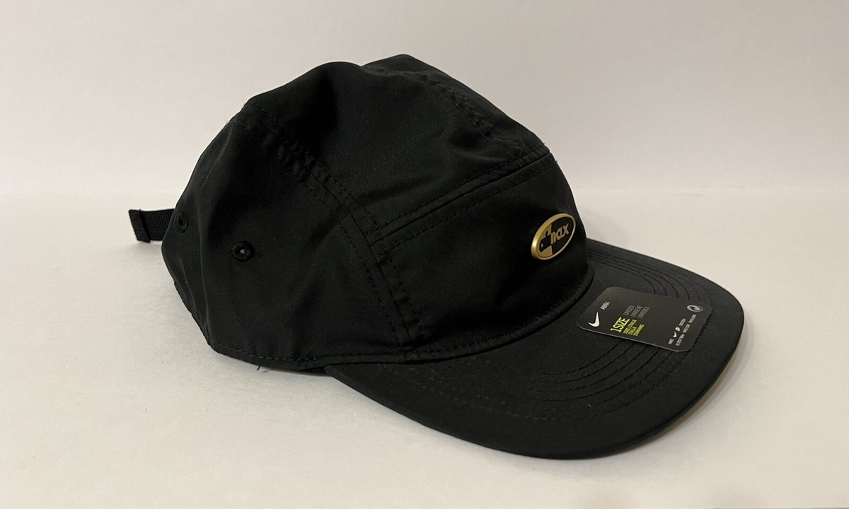 Nike Air Max AW84 Adjustable Cap Black/Gold 5 Panel Hat Nike Air Max AW84 Adjustable Cap Black/Gold 5 Panel Hat