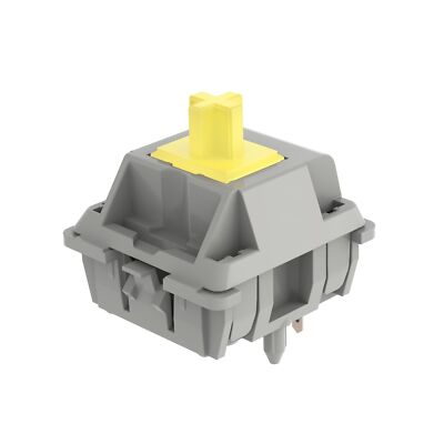 DUROCK POM T1 Sunflower Tactile Switches, 67g Keyboard Switch with Special Ta...