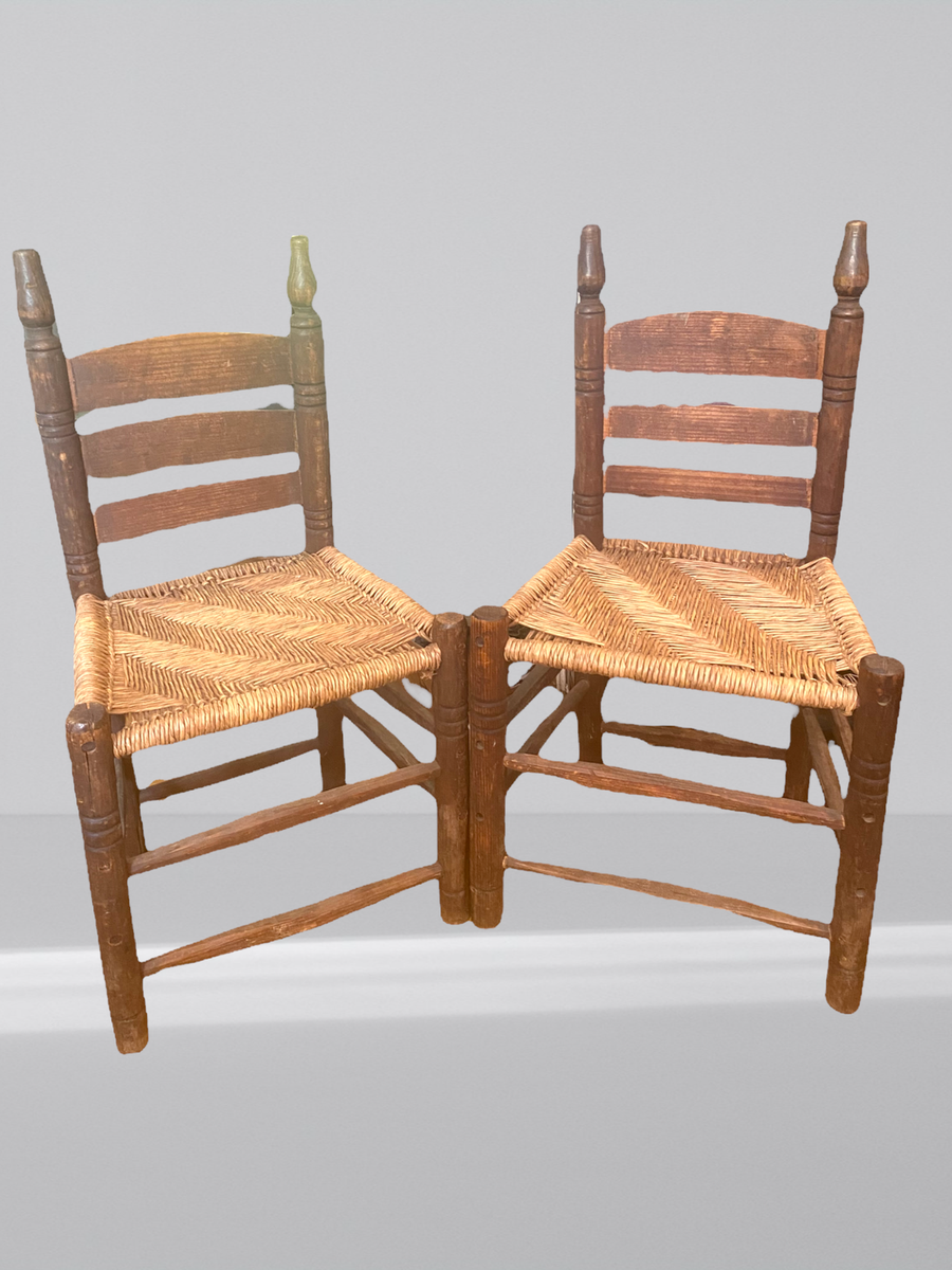 Wooden Chair Used Ladder Back Chairs Hawthorne Rustic Ladder Back