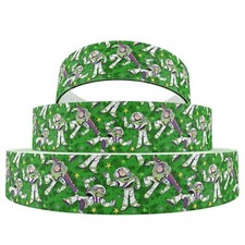 Buzz Lightyear Cartoon Character 1" Wide Repeat Ribbon Sold in Yards- USA SELLER