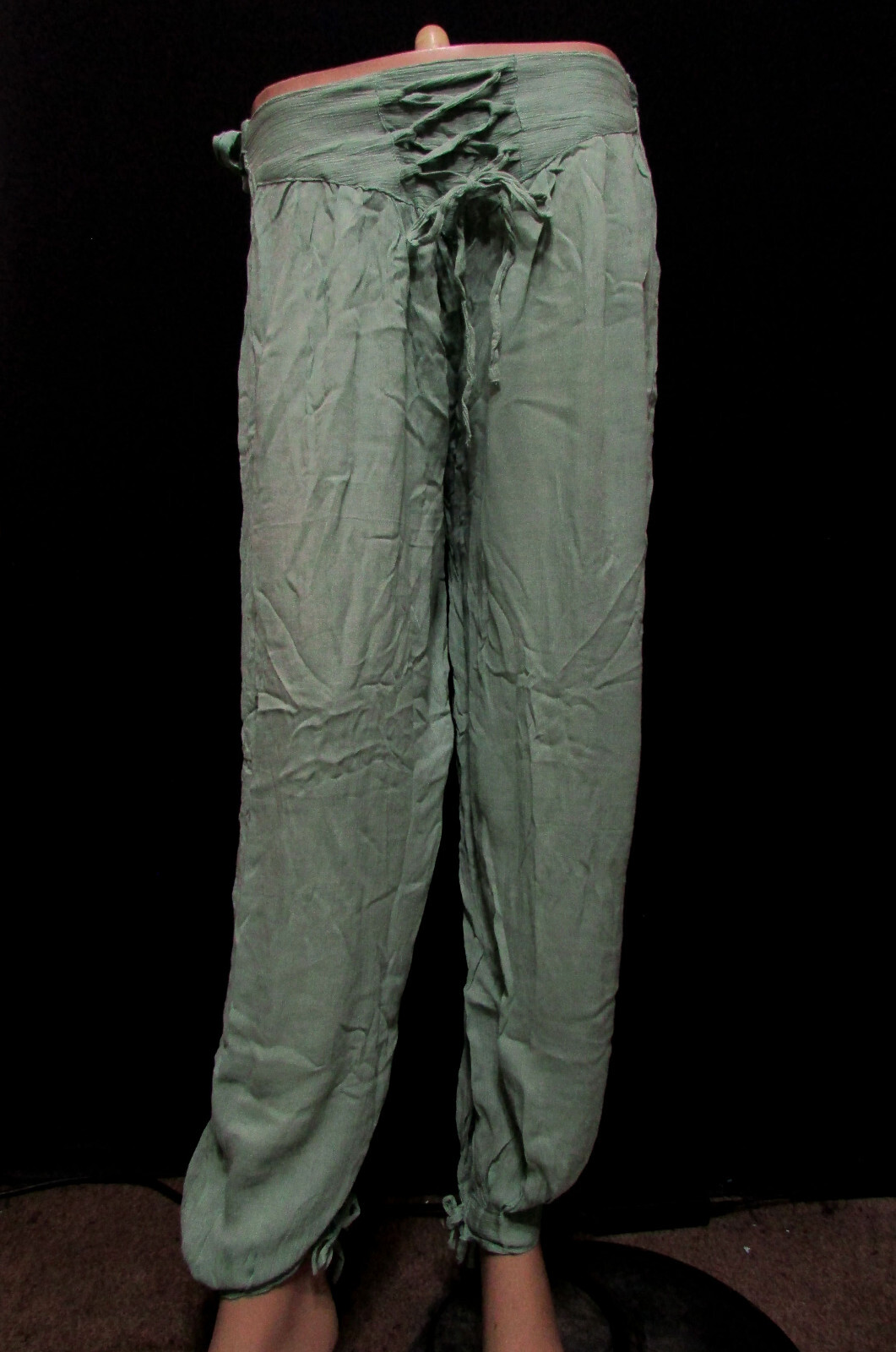 Vintage Cotton Harem Hippie Boho Pants for Women TR219 L Nepal Style