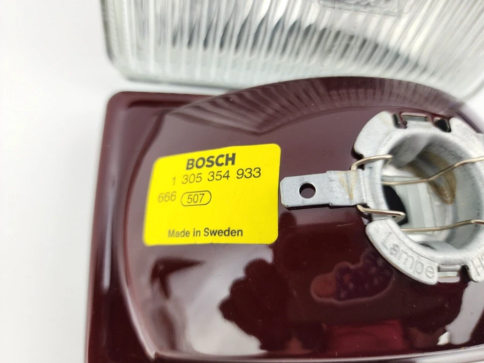 Par de 2 luces antiniebla de vidrio Bosch E21 E12 E23 E24 E30 Volvo 740 1305354933 NOS Foto 4 de 4