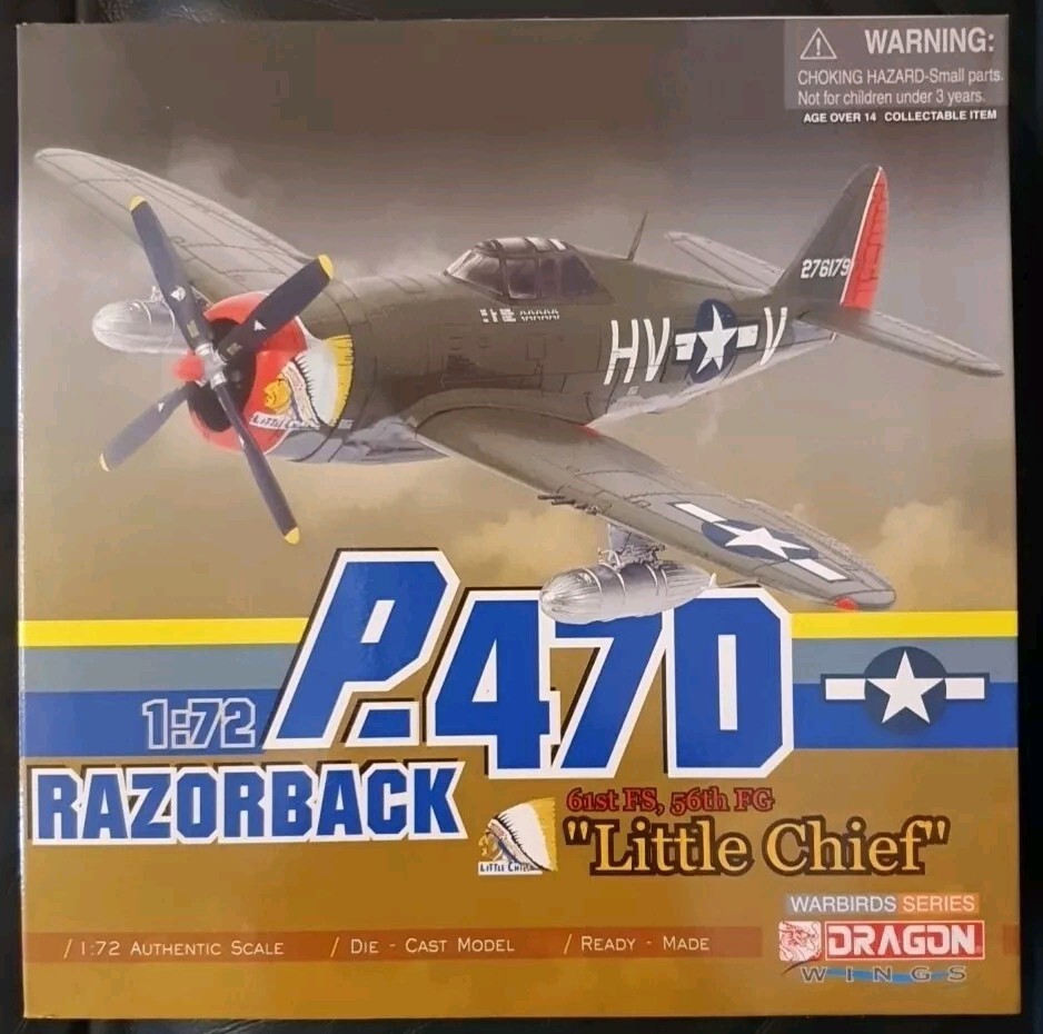 Dragon Wings Warbirds P-47D Razorback 61st FS ""Little Chief"" item:50125 1:72