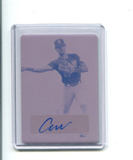 2022 Leaf Perfect Game Magenta Printing Plate Autographs Carter White Auto 1/1
