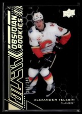 2020-21 SPx Black Obsidian Rookies Alexander Yelesin 332/349 Calgary Flames