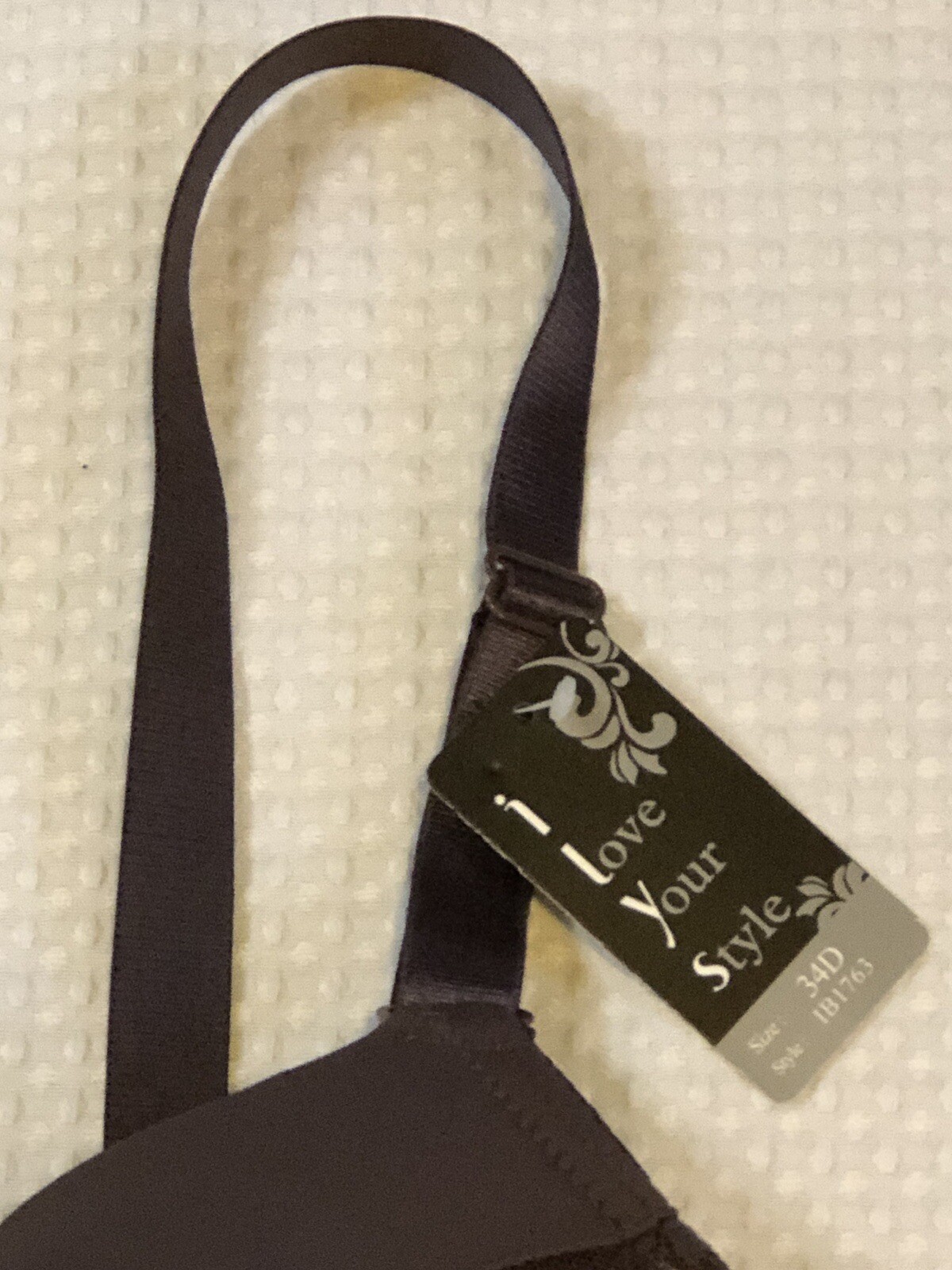 I Love Your Style NEW Women's Bra - Size 34D Brown - Padded - Underwire NWT image 5