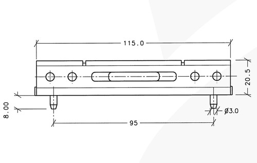 Avocet WMS Door Hinge Upvc Butt Hinge 115mm Long Flat Or Angled - Picture 5 of 7