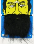 1pc Fake Black Beard Funny Magic Black Costume Party Kids adults Trick UK SELLER