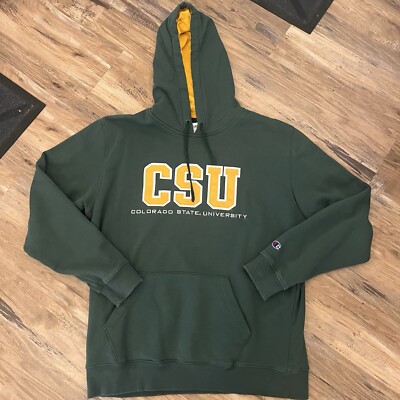 Csu Champion State Hoodie Men's Champion Colorado State CSU Rams