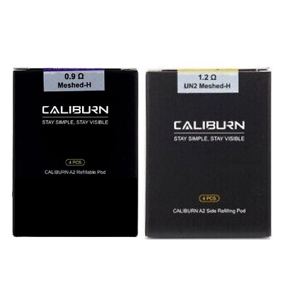 UWELL CALIBURN A2 AK2 Pod Replacement 2ml 0.9ohm 1.2ohm Pods 4 x 0.9 1.2  Pods | eBay
