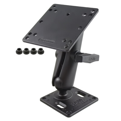 RAM 1.5'' Ball Mount w/ 75x75mm VESA Plate and 100x100mm VESA Plate RAM-246-2461U