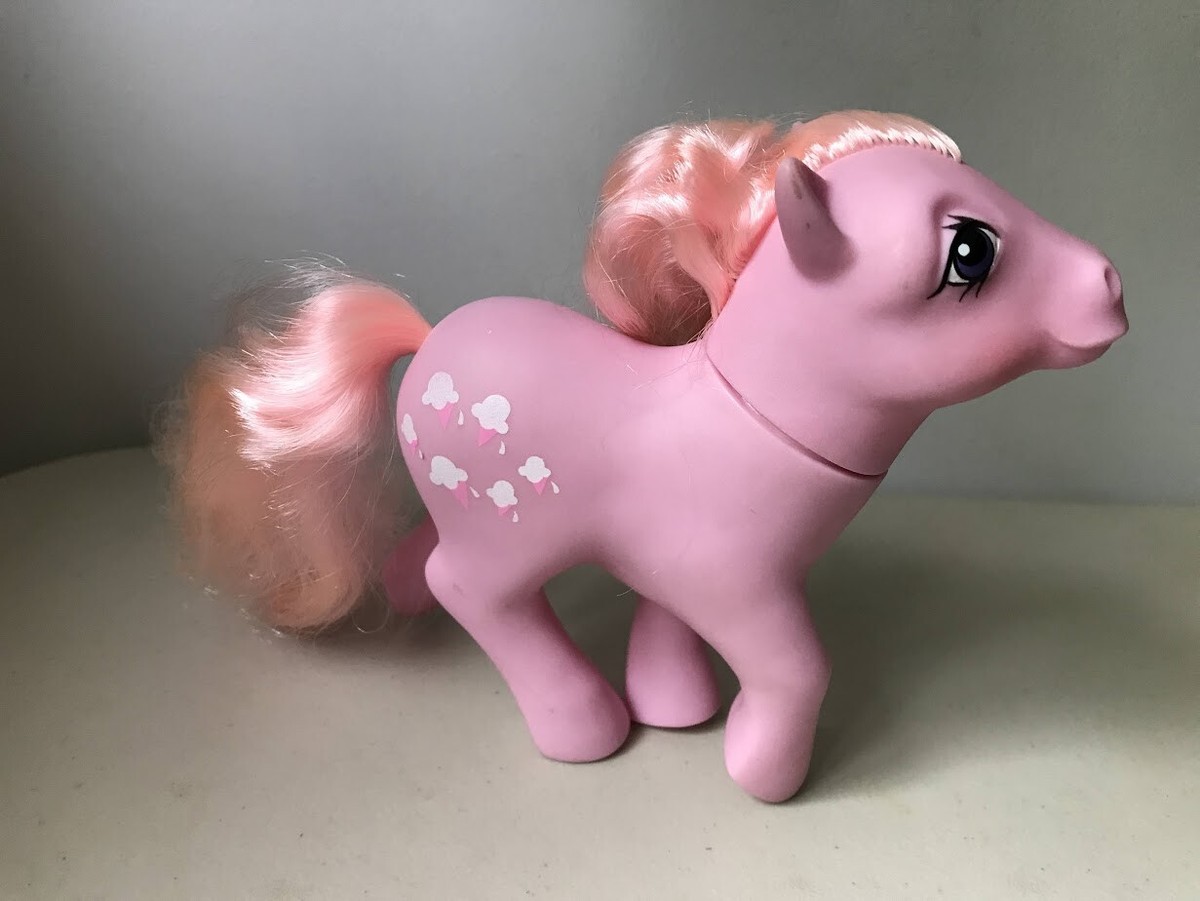 Vintage My Little Pony 1984 Lickity Split Adult Pony Pink w Ice