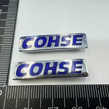 Badge COHSE Health Service Trade Union Enamel Pin Fattorini x 2