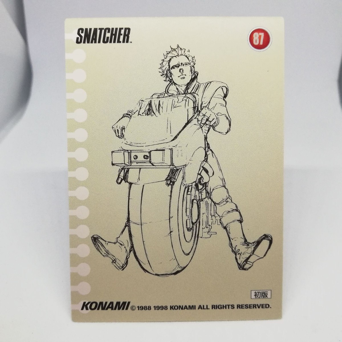 87 SD Snatcher Piece CARD SNATCHER KONAMI HIDEO KOJIMA 1998 1988