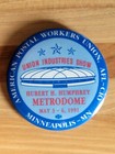 1991 American Postal Workers Union AFL-CIO Metrodome MPLS. Mn. Pinback Button  — photo 2