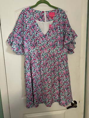 Lily Pulitzer Blair stretch ruffle Dress 