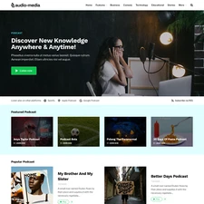 Audio Website Design with Free VPS Web Hosting and Installation