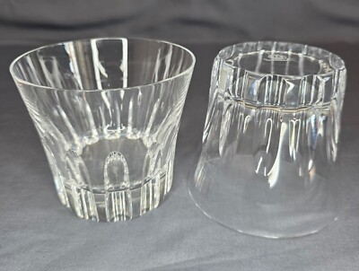 Etna 2011 Baccarat Limited Edition Crystal Tumblers pair - MINT without stickers