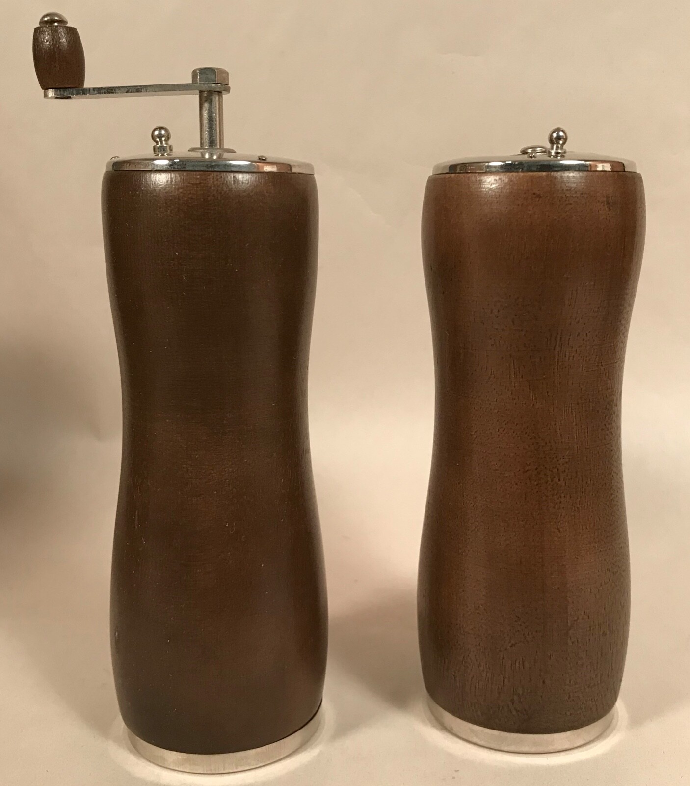 Cherrywood Peppermill & Salt Shaker, MidCentury, Japan eBay