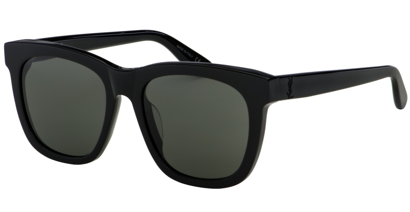 Occhiali da sole SAINT LAURENT SLM24 K 001 55mm quadrati neri Italia unisex nuovi