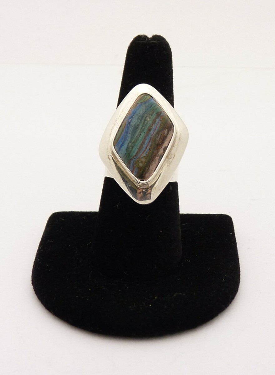 DTR China Vintage Designer .925 Sterling Silver Rainbow