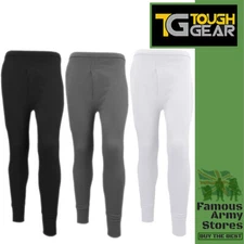 BRITISH Designed Thermal Wide Rib Long Johns Bottoms Base Layer Warm Snug Fit