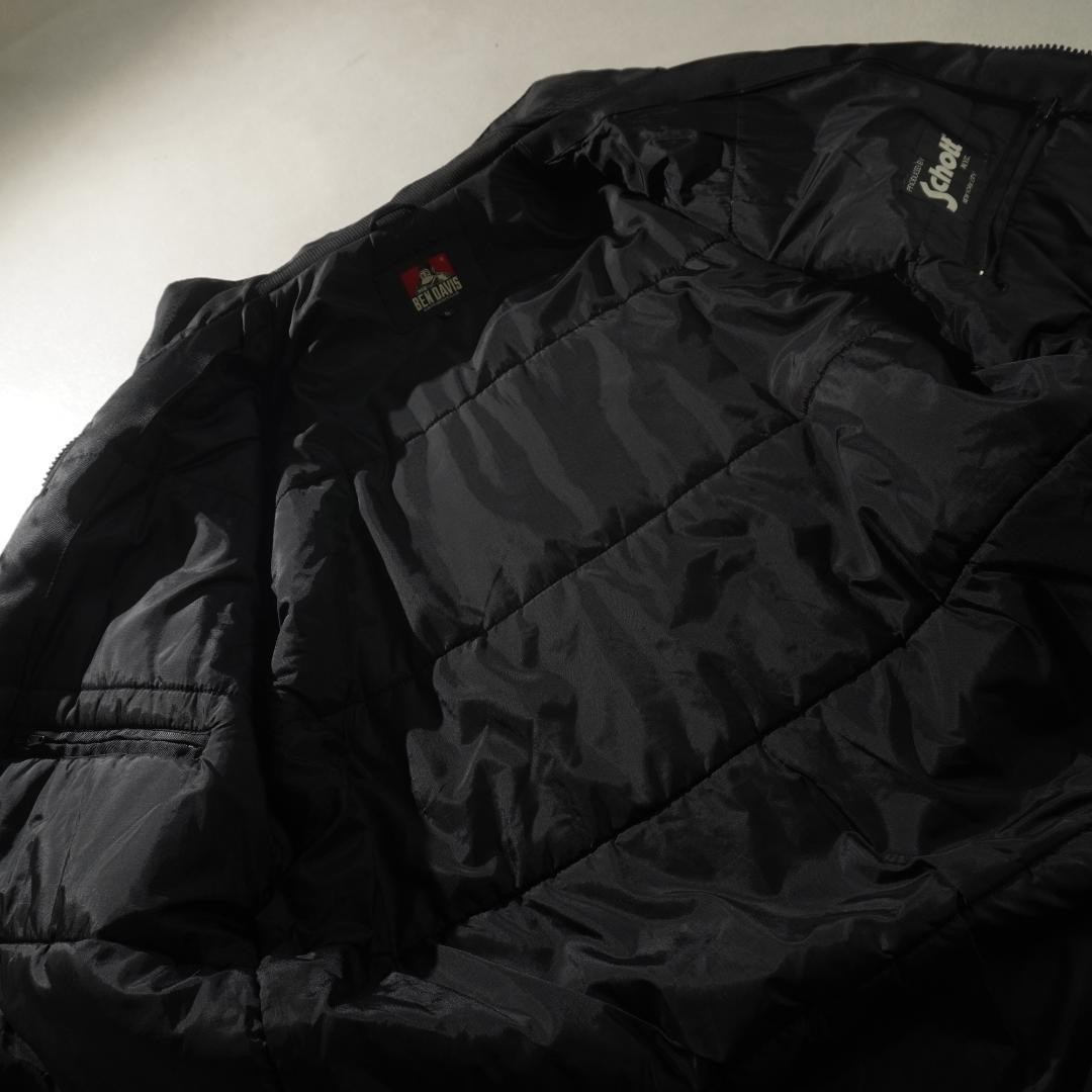 Schott Ben Davis Padded Down Jacket Outer Oversiz… - image 3