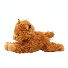 Soft Cow Stuffed Creature Cute Design Highland Cow Stuffed Toy Toy Soft Feel